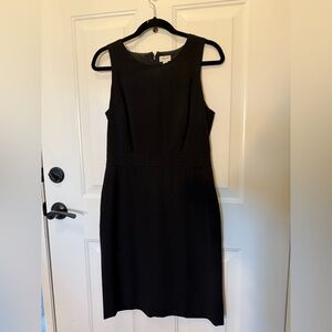J. Crew Elegant Black Midi Dress